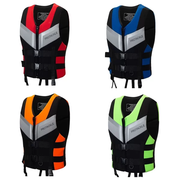 Life fishing vest for Adults, Water Sport Floating Vest, Kayak Ski, Buoyancy Aid, Sailing, Boating, Entertainment - Image 5