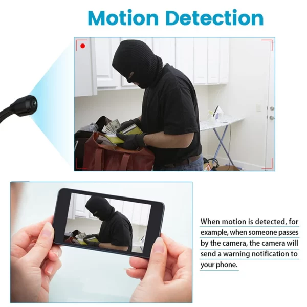 Mini Camera HD 1080P WiFi Smart Home Micro Camcorder Invisible Night Vision Car Wireless IP Remote Surveillance Body Camera - Image 4