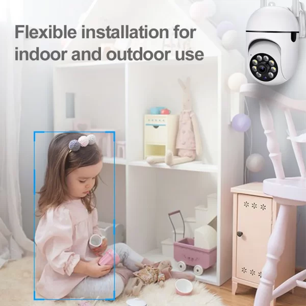 A7 IP Camera Smart Outdoor Home Security WIFI CCTV Surveillance with Color Night Vision Wireless HD 2-Way Audio 1080P - Image 5